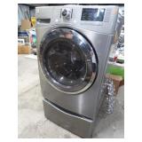KENMORE FRONT LOAD WASHING MACHINE ON STAND