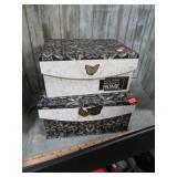STORAGE BOXES & SOME COSTUME JEWELRY