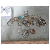 ASSORTED RINGS, ETC