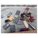 ASSORTED LIGHTERS  -- 5 ARE ZIPPO