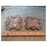 CARVED STONE LOTUS FLOWER DISHES