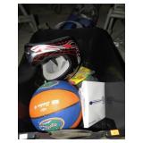 BASKETBALL, MOTORCYCLE HELMET, ETC