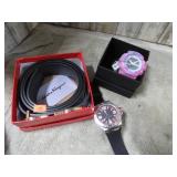 WATCHES & BELT