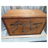 WOODEN AMMO CRATE