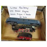 LIMA "H O" 1071 & 39243 ENGINES & TENDER