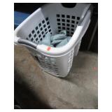 LAUNDRY BASKET & TOWELS