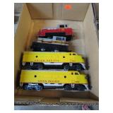 "H O" MODEL TRAIN ENGINES
