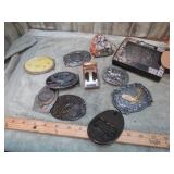 ASSORTED BELT BUCKLES