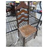VINTAGE LADDER BACK CHAIR