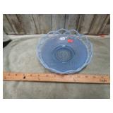 "KATY BLUE" OPALEWSCENT LACE EDGE BOWL