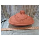 REDWARE ROASTING POT