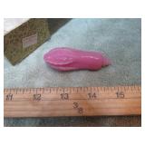 PINK GLASS SNUFF BOTTLE