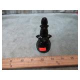 BLACK GLASS FINIAL