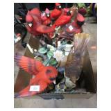 CARDINAL BIRD FIGURIES