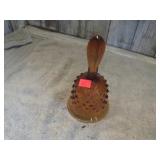 FENTON AMBER HOBNAIL GLASS BELL