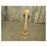 FENTON GLASS CUSTARD BUD VASE