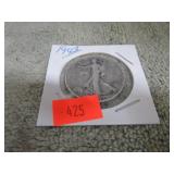 1943 WALKING LIBERTY HALF DOLLAR COIN