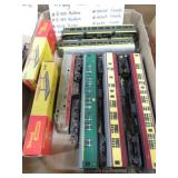 TRI-ANG  " H O" PLATFORMS, ENGIN & COACH CARS