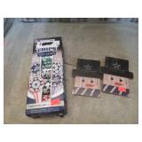 NFL TEAM POKER CHIPS & COWBOYS SNOWMEN