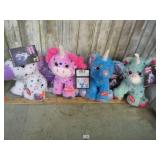 HORNED PLUSH ANIMAL TOYS