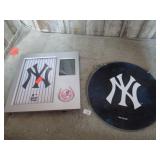 NEW YORK YANKEES CLOCK & SUN CATCHER