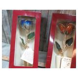 REAL-- ROSES DIPPED IN 24kt GOLD
