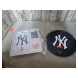 NEW YORK YANKEES CLOCK & SUN CATCHER