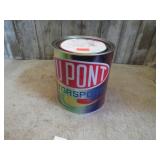DUPONT TIN W/ DIECAST CAR