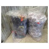 2-- PLUSH THROW BLANKETS