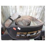 2-- WEIGHT LIFTING BELTS