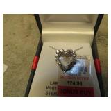 STERLING SILVER HEART NECKLACE