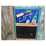 REPRODUCTION LIFT SODA SIGN