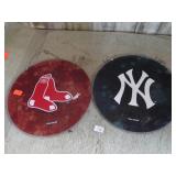 YANKEES & RED SOX SUN CATCHERS