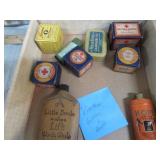 VINTAGE BOTTLES & BOXES