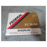 5-- 10ga 3 1/2' 00 BUCKSHOT AMMO