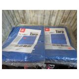 2-- 7'X9' TARPS -- NEW