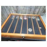 CHALLENGE TOKENS & DISPLAY CASE