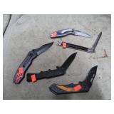 5-- ASSORTED KNIVES