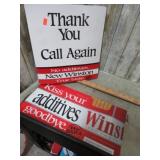 CAMEL & WINSTON CIGARETTE SIGNS