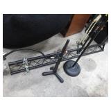 MICROPHONE STANDS & STAGE LIGHT BRIDGE