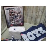 NFL COWBOYS FLAG, STOCKING & PICTURE