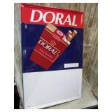 METAL DORAL CIGARETTE SIGN