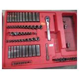 1/4" DRIVE CRAFTSMAN SOCKETS & RATCHET