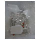 GLASS STEMWARE & STORAGE TUB W/ LID
