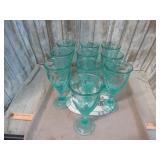 NORITAKE SWEET SWIRL AQUAMARINE STEMWARE
