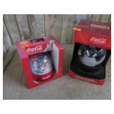 COCA COLA COIN BANK & CHRISTMAS ORNAMENT