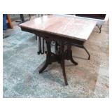 VICTORIAN MARBLE TOP TABLE