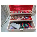 COSTUME JEWELRY & BOX