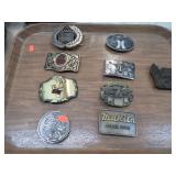 ASSORTED BELT BUCKLES