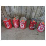 COCA COLA CANS, DIGITAL CLOCK & RADIO